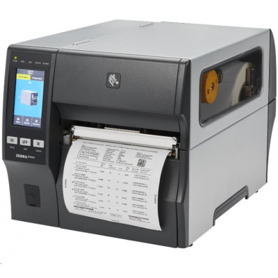 Zebra ZT42163-T4E0000Z ZT421, 6" label printer, (300 dpi), peeler, rewinder, disp. (colour), RTC, EPL, ZPL, ZPLII, USB, RS232, BT, Ethernet
