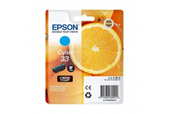 Epson T33424012, T33 azúrová (cyan) originálna cartridge