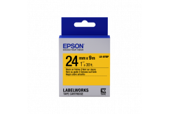 Epson LabelWorks LK-6YBP C53S656005 24mm x 9m, čierna tlač / pastelovo žltý podklad, originálna páska