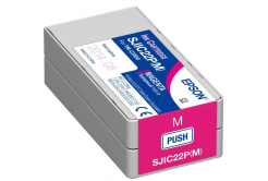 Epson GJIC5(M) C13S020565 pre ColorWorks, purpurová (magenta) originálna cartridge