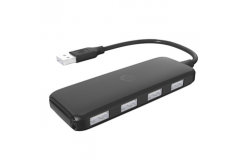 USB (2.0) hub 4-port, DHC-CT110C, černý, Hewlett-Packard