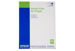 Epson Velvet Fine Art Paper, umělecký papír, sametový, bílý, A2, 260 g/m2, 25 ks, C13S042096,