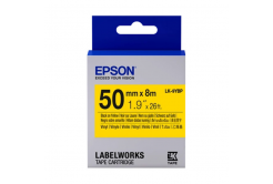 Epson LabelWorks LK-9YBVN C53S659004 50mm x 7m, čierna tlač / žltý podklad, vinylová, originálna páska