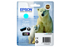 Epson T26324012, T263240, 26XL azúrová (cyan) originálna cartridge