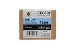 Epson T850500 svetle azúrová (light cyan) originálna cartridge