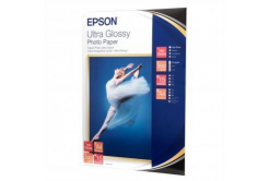 Epson Ultra Glossy Photo Paper, foto papír, lesklý, bílý, R200, R300, R800, RX425, RX500, 13x18