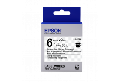 Epson LabelWorks LK-7TBN C53S657007 36mm x 9m, čierna tlač / priehľadný podklad, originálna páska