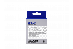 Epson LabelWorks LK-4TWN C53S654013 12mm x 9m, biela tlač / priehľadný podklad, originálna páska