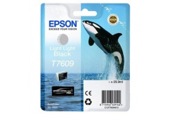 Epson T7609 T76094010 svetle čierna (light black) originálna cartridge