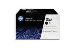 HP 05A CE505AD dvojbalení čierný (black) originálny toner