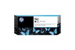 HP 745 F9K05A matná čierna (matte black) originálna cartridge