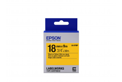 Epson LabelWorks LK-5YBP C53S655003 18mm x 9m, čierna tlač / pastelovo žltý podklad, originálna páska