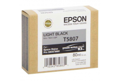 Epson T5807 světle čierna (light black) originálna cartridge