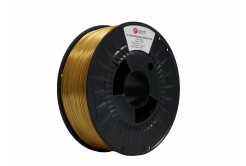 Tlačová struna (filament), 3DF-P-SPLA1.75-BRASS, C-TECH PREMIUM LINE, Silk PLA, mosaz, 1,75mm, 1kg