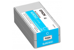 Epson GJIC5(Y) C13S020564 pre ColorWorks, azúrová (cyan) originálna cartridge 