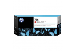 HP 745 F9K06A chromatická červená (chromatic red) originálna cartridge