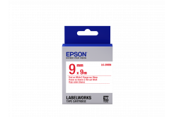 Epson LabelWorks LK-3WRN C53S653008 9mm x 9m, červená tlač / biely podklad, originálna páska