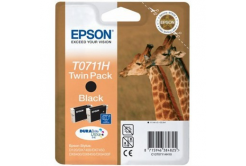 Epson C13T07114H10 čierna (black) dualpack originálna cartridge