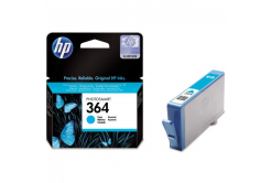 HP originálna cartridge CB318EE, HP 364, cyan, blistr, 300 str., HP Photosmart B8550, C5380, D5460