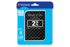 Verbatim externí pevný disk, Store N Go, 2.5", USB 3.0 (3.2 Gen 1), 2TB, 53195, černý