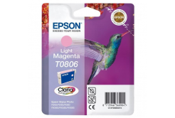 Epson T0806 C13T08064011 svetlo purpurová (light magenta) originálna cartridge