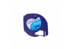 Kompatibilná páska s Dymo 59426, S0721600 / S0721650, 12mm x 4m, čierny tisk / modrý podkla