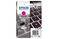 Epson 407 C13T07U340 purpurová (magenta) originálna cartridge