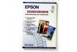 Epson Premium Semigloss Photo Paper, foto papír, pololesklý, bílý, Stylus Photo 1290, 2100, A3,