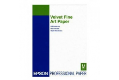 Epson Velvet Fine Art Paper, umělecký papír, sametový, bílý, A3+, 260 g/m2, 20 ks, C13S041637