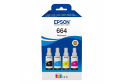 Epson T6646 C13T66464A farebná (CMYK) sada originálna atramentová náplň