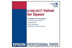 Epson 610/30/Somerset Velvet Fine Art Paper, 610mmx30m, 24", C13S041699, 505 g/m2, papír, bí