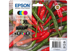 Epson 503XL T09R640 C13T09R64010 barevná (CMYK) sada originálna cartridge