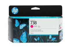 HP 738M 676N0A purpurová (magenta) originálna cartridge