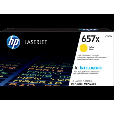 HP 657X CF472X žltý (yellow) originálny toner