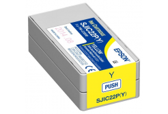 Epson GJIC5(Y) C13S020566 pre ColorWorks, žltá (yellow) originálna cartridge