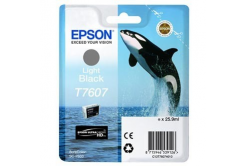 Epson T7607 T76074010 svetle čierna (light black) originálna cartridge