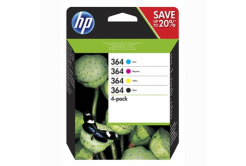 HP originálna cartridge blistr, N9J73AE#301, No.364 Combo pack, CMYK, HP Combo-pack,B8550,C5380,D5460