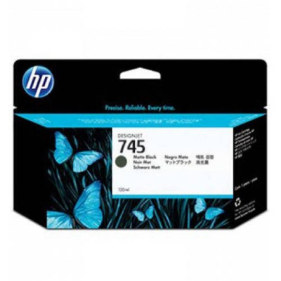 HP 745 F9J99A matná čierna (matte black) originálna cartridge