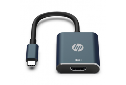 Video adaptér, DHC-CT202, USB C M - HDMI F, černý, Hewlett-Packard