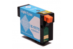 Epson T1575 světle azurová (light cyan) kompatibilní cartridge