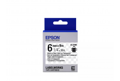 Epson LabelWorks LK-2TBN C53S652004 6mm x 9m, čierna tlač / priehľadný podklad, originálna páska